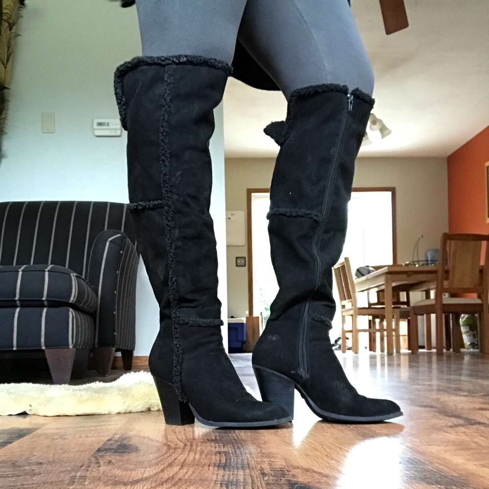 Knee high boots